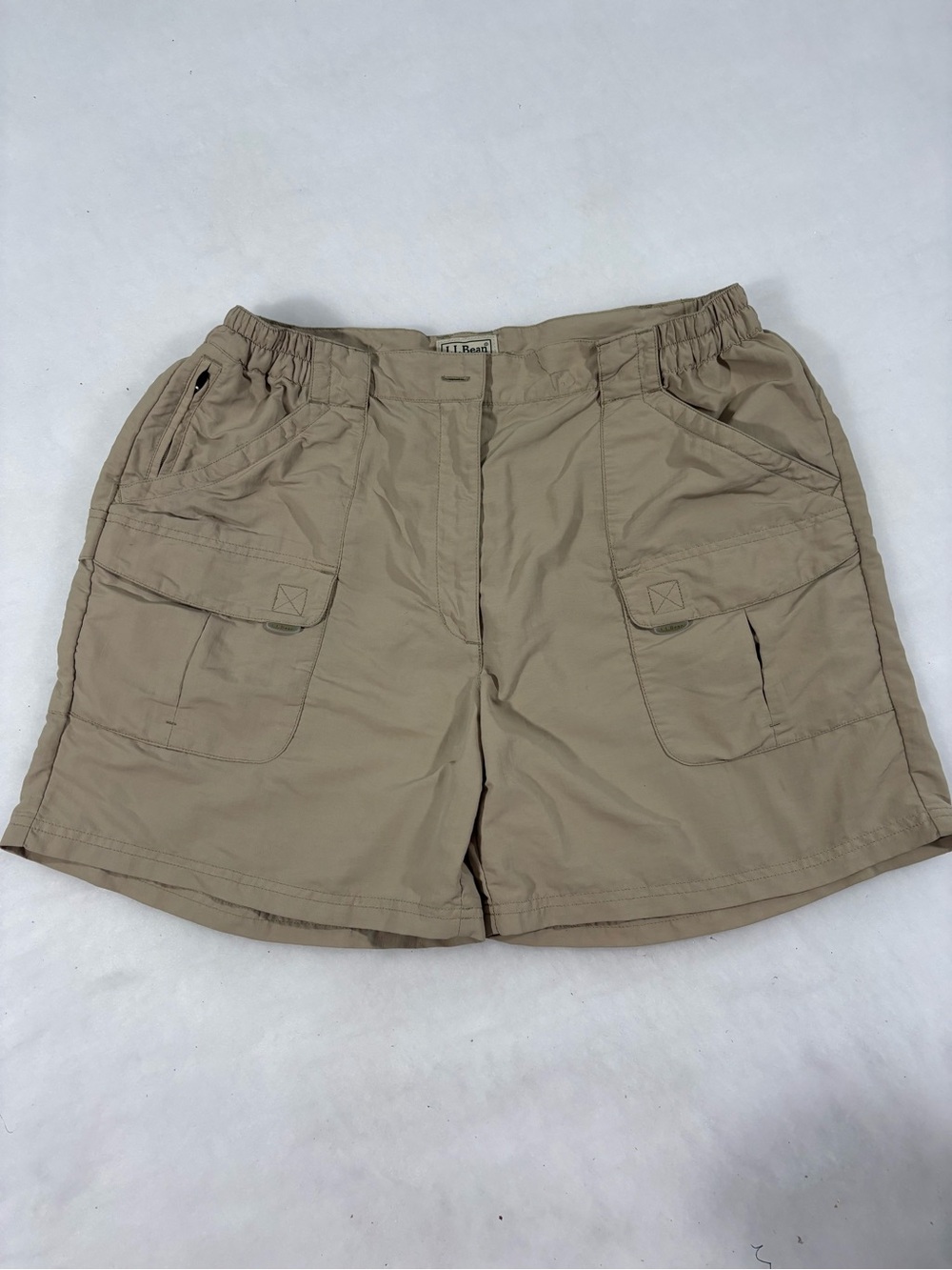 L.L. Bean Women's Khaki Cargo Shorts